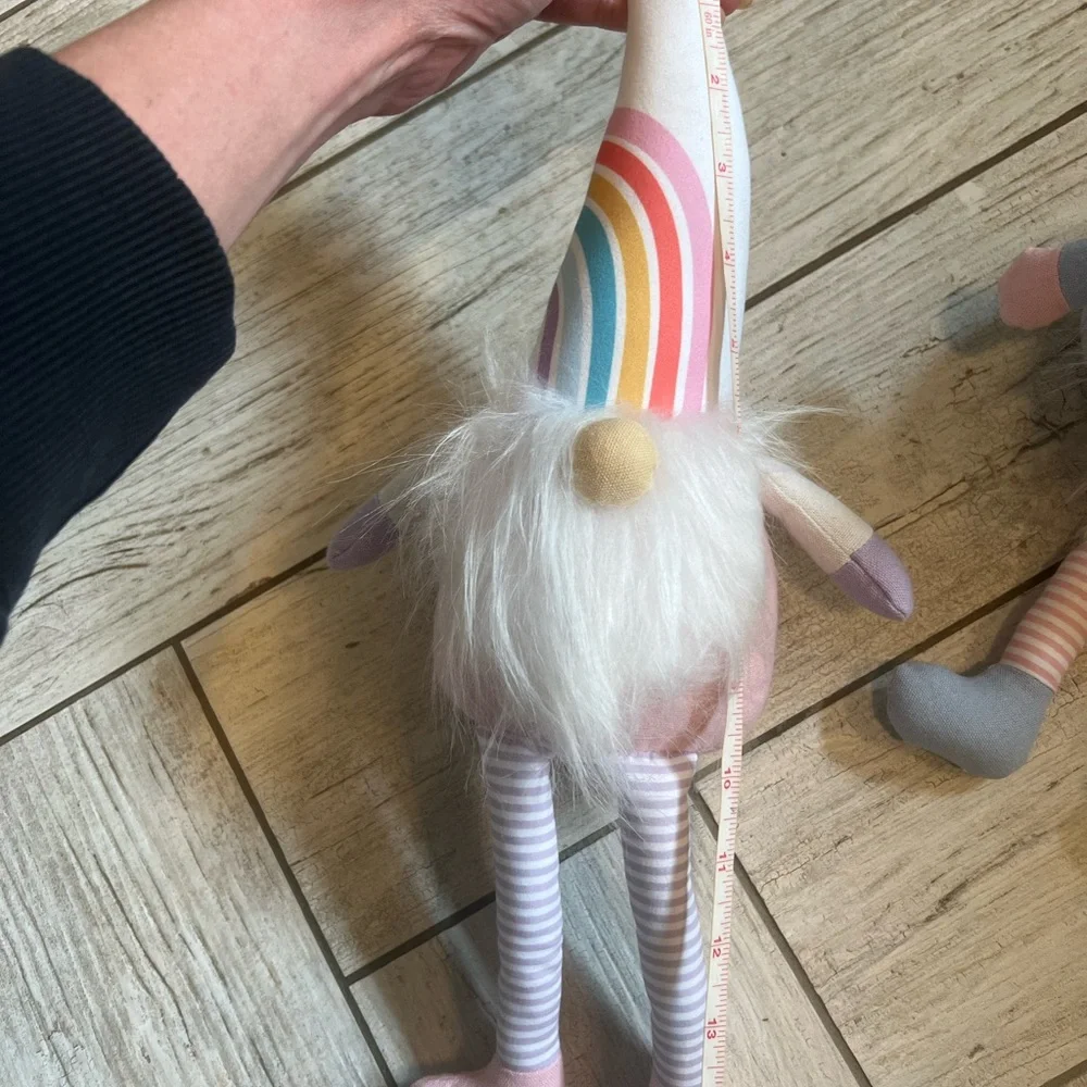 Famous Aldi spring mini Colorful Gnome Plush decor Set - Picture 8 of 9